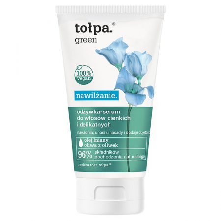 TOŁPA Green nawilżanie. odżywka-serum do włosów odwodnionych i suchych, 150 ml