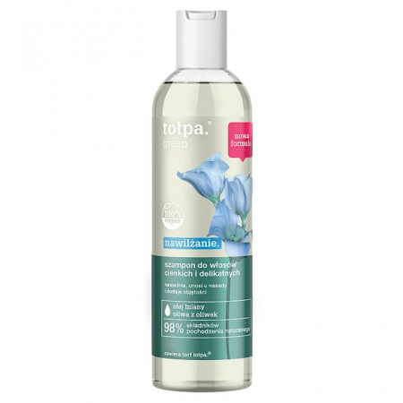 TOŁPA Green Nawilżanie Szampon do włosów cienkich i delikatnych 300 ml