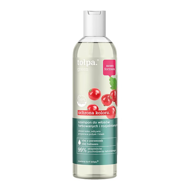 Tołpa Green Ochrona Koloru Szampon do Włosów Farbowanych i Rozjaśnianych, 300 ml