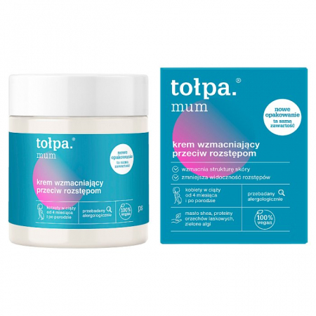 TOŁPA MUM krem wzmacniający przeciw rozstępom, 250 ml