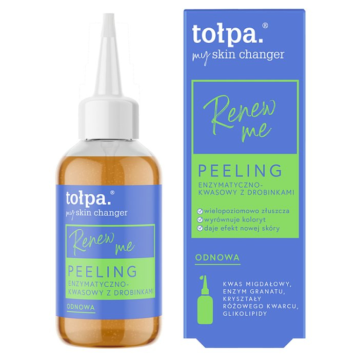 TOŁPA My Skin Changer Peeling enzymatyczno-kwasowy z drobinkami 50 ml