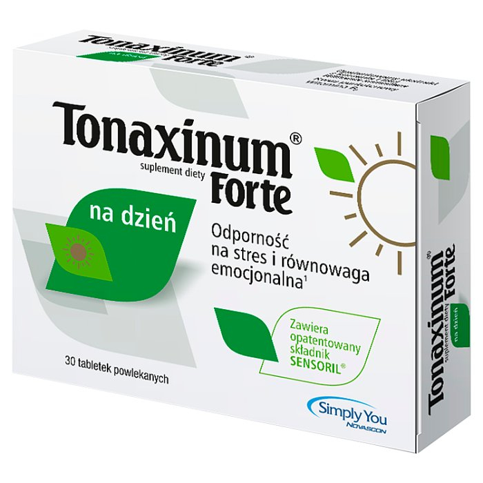 Tonaxinum Forte na dzień 30 tabletek powlekanych