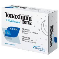 Tonaxinum + Melatonina forte na noc 60 tabletek powlekanych