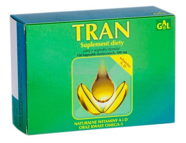 Tran kapsułki, 150 szt.