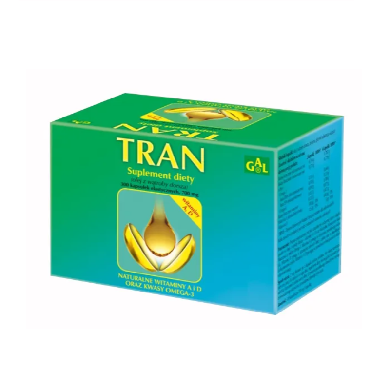 Tran 700 mg kapsułki, 300 szt.