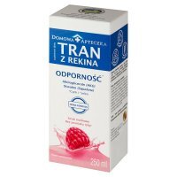 Tran z rekina o smaku malinowym, 250 ml