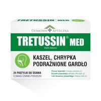 Tretussin Med pastylki do ssania o smaku czarnej porzeczki, 24 szt.