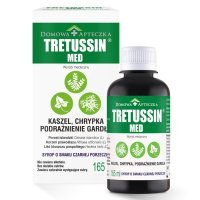 Tretussin Med syrop o smaku czarnej porzeczki na kaszel i chrypkę, 165 ml