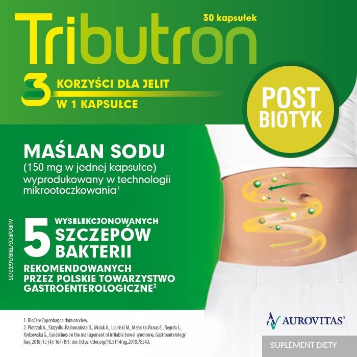 Tributron synbiotyk kapsułki, 30 szt.
