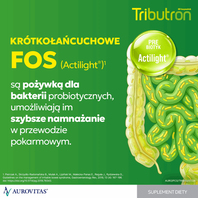 Tributron synbiotyk kapsułki, 30 szt.