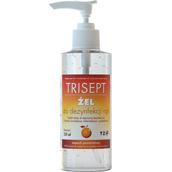 Trisept żel antybakteryjny pomarańczowy 250 ml