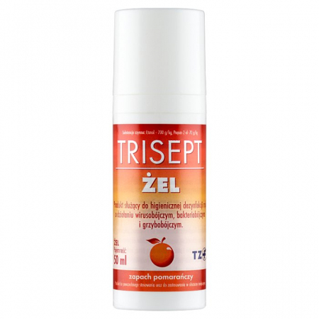 Trisept żel antybakteryjny pomarańczowy  50ml