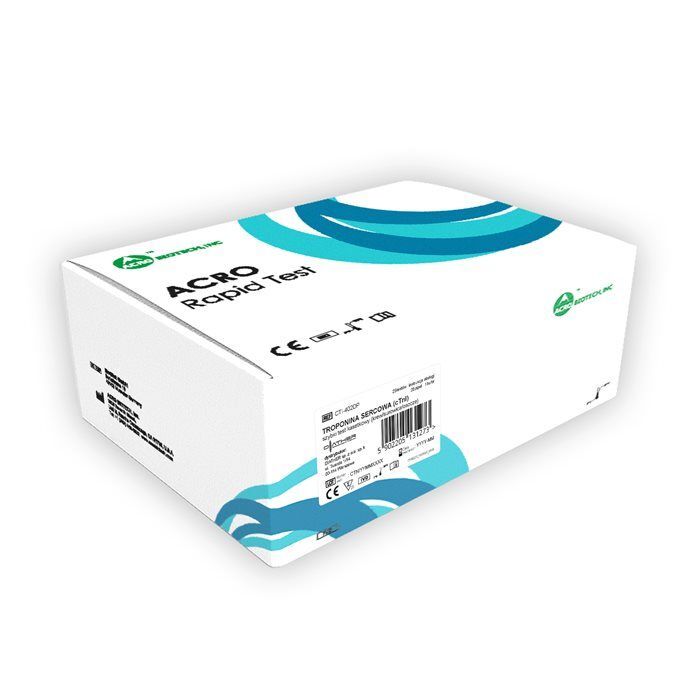 Troponina sercowa szybki test kasetkowy 25 testów