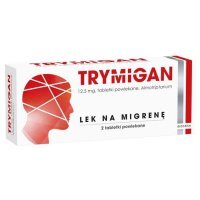 Trymigan 12,5 mg tabletki na migrenę, 2 szt.