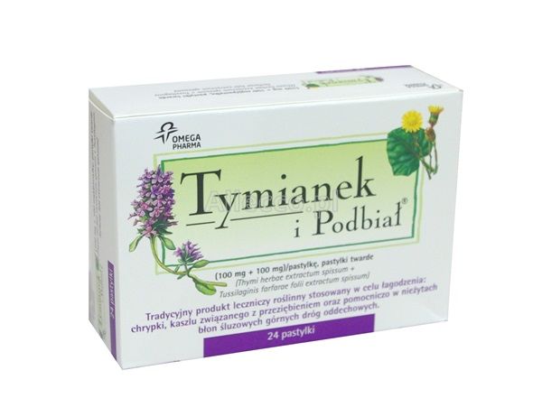 Tymianek i Podbiał 24 pastyl.