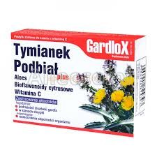 Gardlox Tymianek i Podbiał Plus pastylki do ssania, 16 szt.