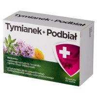 Tymianek + Podbiał pastylki do ssania, 18 szt.