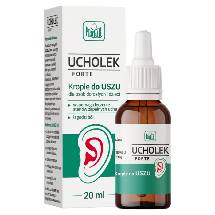 Ucholek forte krople do uszu 20 ml
