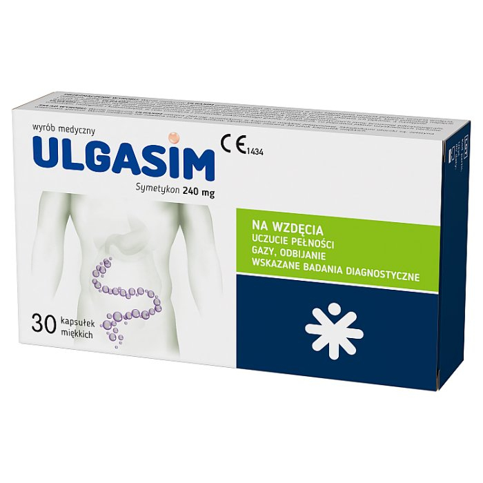 Ulgasim 240 mg 30 kapsułek/Wzdęcia