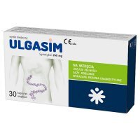 Ulgasim 240 mg 30 kapsułek/Wzdęcia