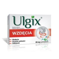 Ulgix Wzdęcia 80 mg 50 kapsułek miękkich