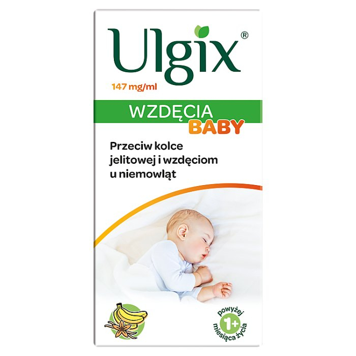 Ulgix Wzdęcia Baby emulsja doustna na wzdęcia dla niemowląt, 40 g