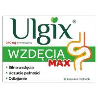 Ulgix Wzdęcia Max 15 kapsułek miękkich