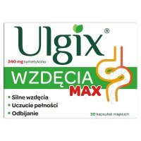 Ulgix Wzdęcia Max 30 kapsułek miękkich