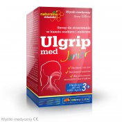 Ulgrip Junior med syrop malinowy 125 ml