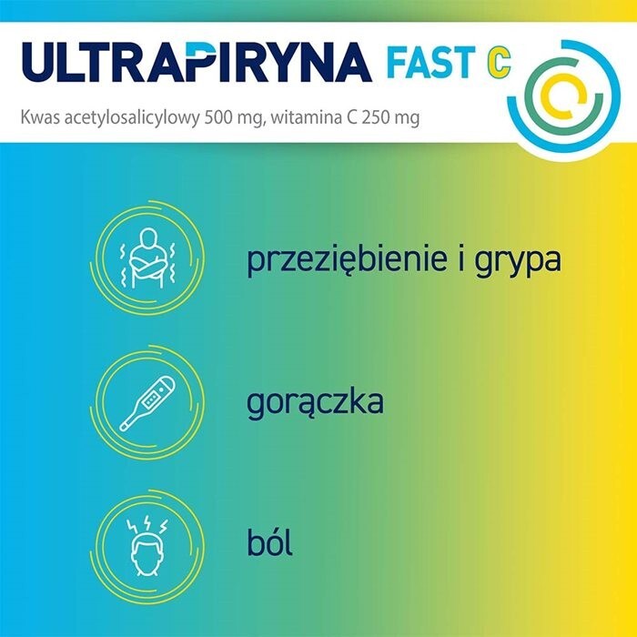 Ultrapiryna Fast C 10 tabletek musujących