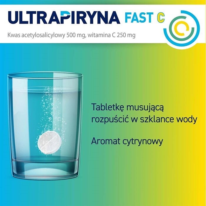 Ultrapiryna Fast C 10 tabletek musujących