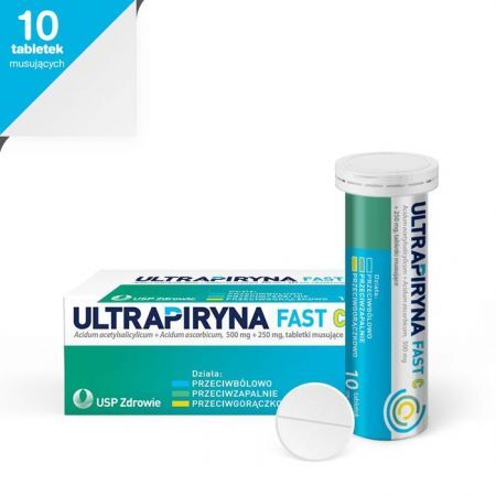 Ultrapiryna Fast C 10 tabletek musujących