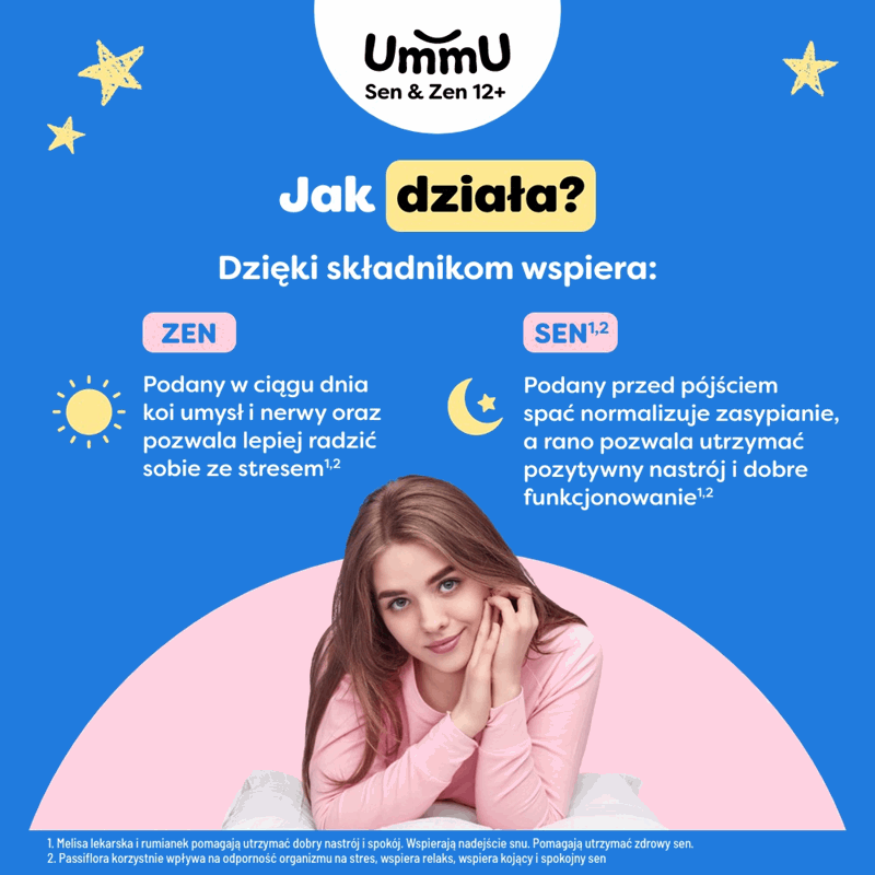 UmmU Sen & Zen 12+ krople dla dzieci, 30 ml