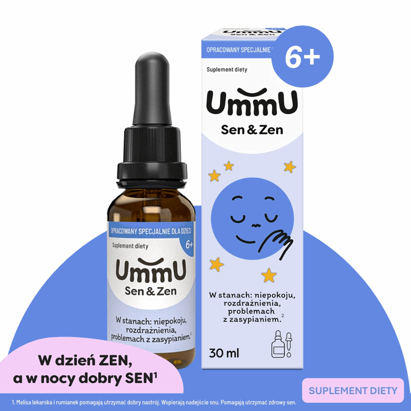 UmmU Sen & Zen 6+ krople dla dzieci, 30 ml