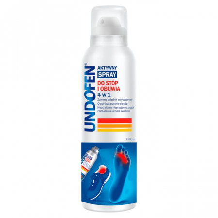 Undofen Aktywny spray do stóp i obuwia 4w1 150 ml