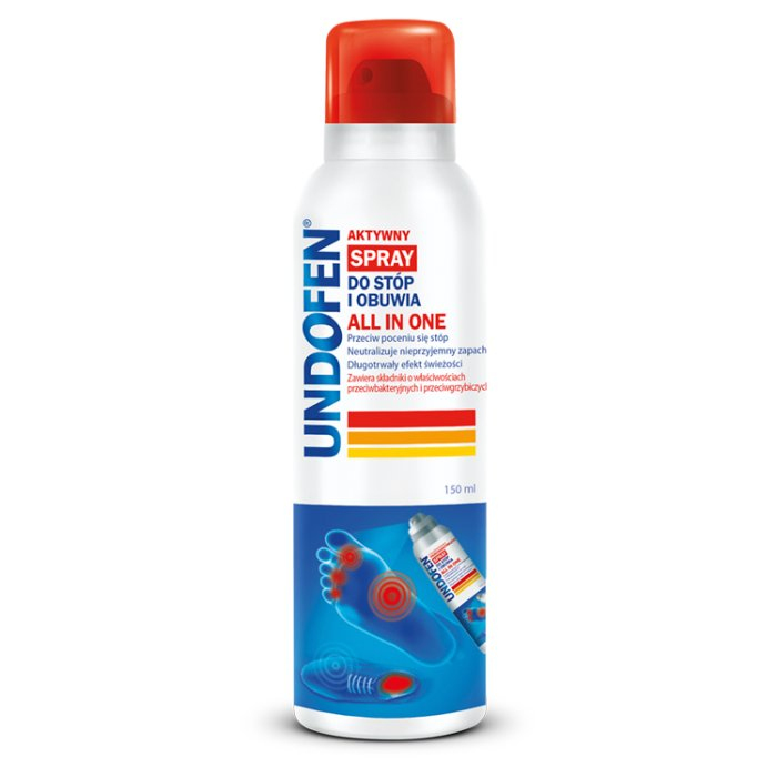 Undofen antygrzybiczy spray do stóp i obuwia, 150 ml