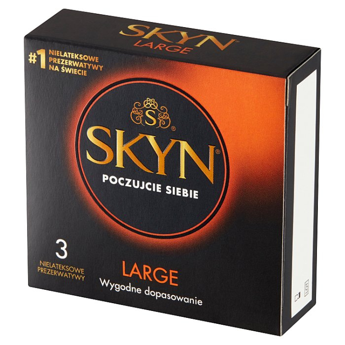 UNIMIL SKYN LARGE Prezerwatywy 3 szt.