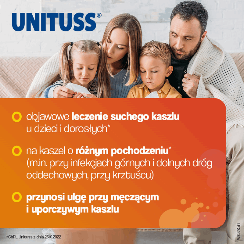 Unituss 60 mg/10 ml syrop, 120 ml