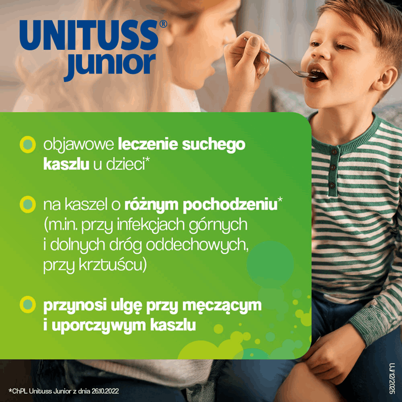 Unituss Junior 60 mg/10 ml syrop, 120 ml