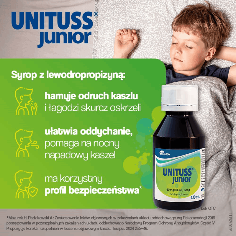 Unituss Junior 60mg/10ml syrop 120ml