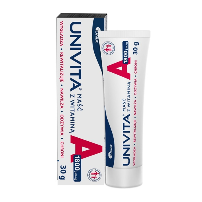 Univita maść z witaminą A 1800 j.m./g głęboko nawilżająca, 30 g