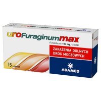 UroFuraginum MAX 100 mg 30 tabletek / zakażenia dróg moczowych