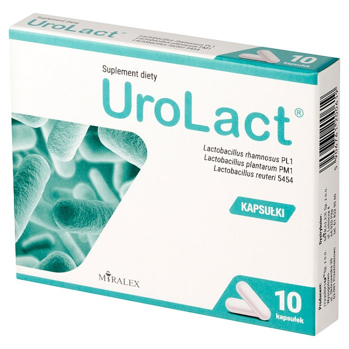UroLact doustny probiotyk urologiczny kapsułki, 10 szt.