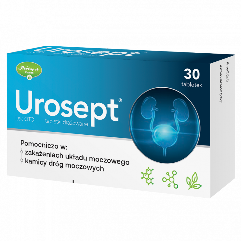 Urosept 30 tabletek drażowanych