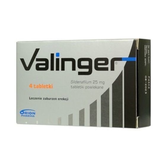 Valinger 25mg 4 tabletki