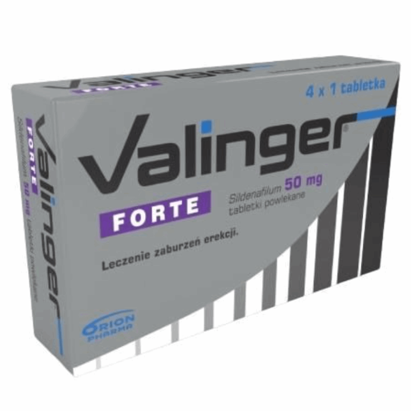 Valinger Forte 50 mg tabletki dla mężczyzn na potencję, 4 szt.