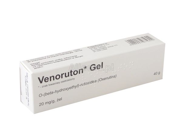 Venoruton żel 40 g IMPORT RÓWNOLEGŁY
