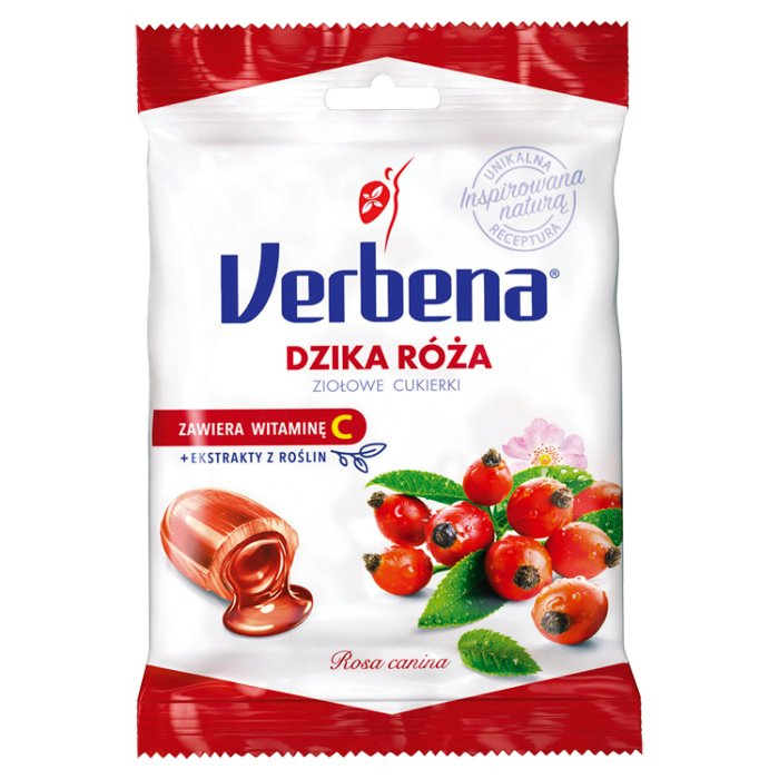 Verbena Dzika Róża cukierki, 60 g