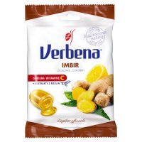 VERBENA IMBIR Cukierki z vit. C 60 g