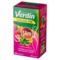 Verdin Fix Slim herbatka na trawienie i odchudzanie w saszetkach, 20 szt.